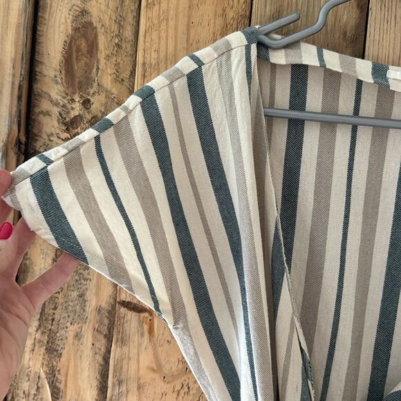 Tularosa Striped Mini Dress in Blue and White - Picture 5 of 12